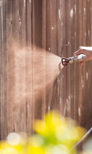 Big and Small Custom Fences Fence Staining