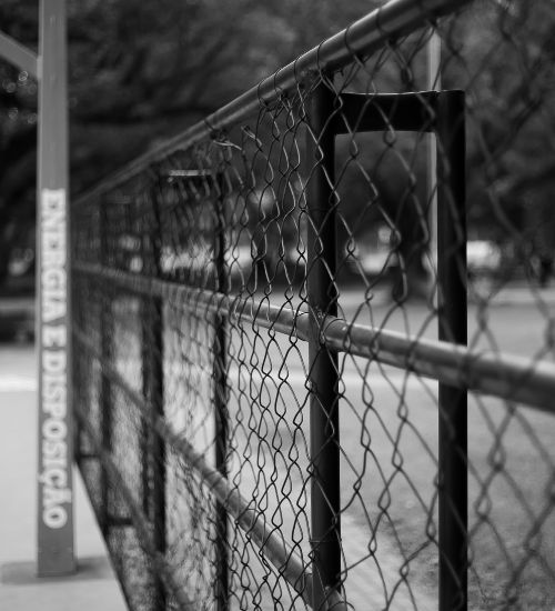 chain link fence gate