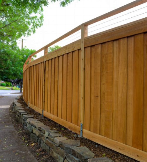 types of wood fencing